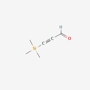 Chemical structure of 3-Trimethylsilylpropynal