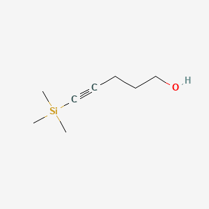 Chemical structure of 5-Trimethylsilyl-4-prntyn-1-ol