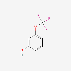 Chemical structure of 3-(Trifluoromethoxy)phenol