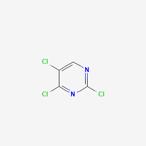 Chemical structure of 2,4,5-Trichloropyrimidine