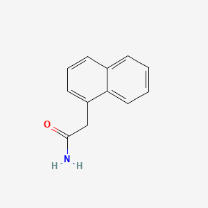 Chemical structure of 1-Naphthaleneacetamide