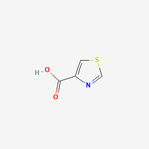 Chemical structure of 4-Thiazolecarboxylic acid