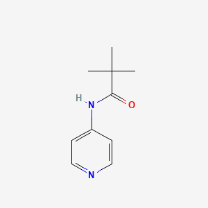 Chemical structure of 4-(2,2,2-Trimethylacetamido)pyridine
