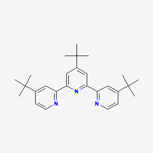 Chemical structure of 4,4′,4″-Tri-tert-Butyl-2,2′:6′,2″-terpyridine
