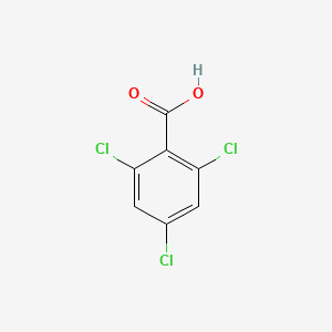 Chemical structure of 2,4,6-Trichlorobenzoic acid