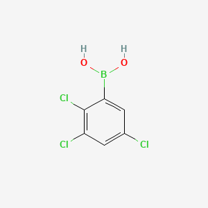 Chemical structure of 2,3,5-Trichlorophenylboronic acid