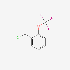 Chemical structure of 2-(Trifluoromethoxy)benzyl chloride