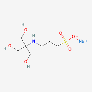 Chemical structure of TAPS sodium salt