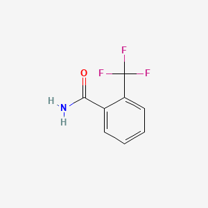 Chemical structure of 2-Trifluoromethylbenzamide