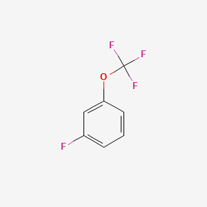 Chemical structure of 3-(Trifluoromethoxy)fluorobenzene