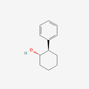 Chemical structure of (+)-trans-2-Phenylcyclohexanol