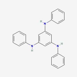 Chemical structure of N,N',N''-Triphenyl-1,3,5-benzenetriamine