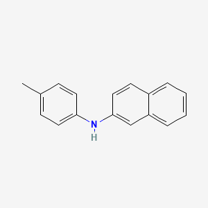 Chemical structure of N-(p-Tolyl)-2-naphthylamine