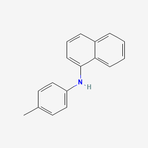 Chemical structure of N-(p-Tolyl)-1-naphthylamine