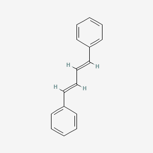 Chemical structure of trans,trans-1,4-Diphenyl-1,3-butadiene