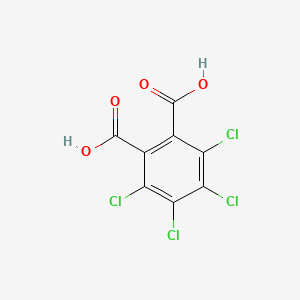 Chemical structure of Tetrachlorophthalic acid