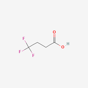 Chemical structure of 4,4,4-Trifluorobutyric acid