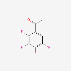 Chemical structure of 2',3',4',5'-Tetrafluoroacetophenone