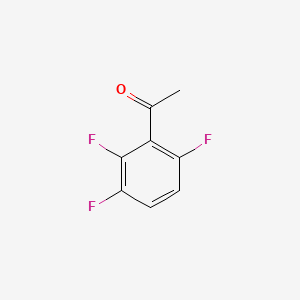 Chemical structure of 2',3',6'-Trifluoroacetophenone