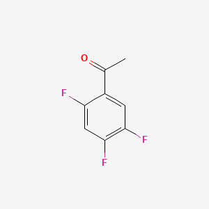 Chemical structure of 2′,4′,5′-Trifluoroacetophenone