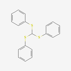 Chemical structure of Tris(phenylthio)methane