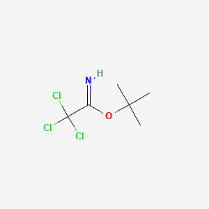 Chemical structure of tert-Butyl 2,2,2-trichloroacetimidate