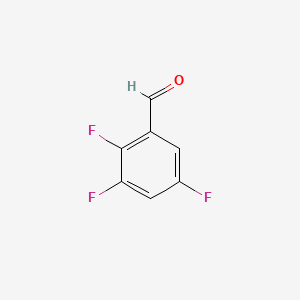 Chemical structure of 2,3,5-Trifluorobenzaldehyde