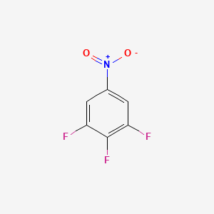 Chemical structure of 3,4,5-Trifluoronitrobenzene