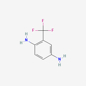 Chemical structure of 2-(Trifluoromethyl)-1,4-phenyldiamine