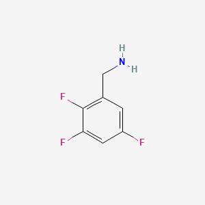 Chemical structure of 2,3,5-Trifluorobenzylamine