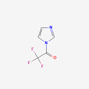 Chemical structure of 1-(Trifluoroacetyl)imidazole