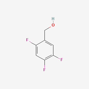 Chemical structure of 2,4,5-Trifluorobenzyl alcohol