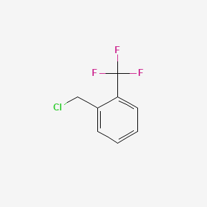 Chemical structure of 2-(Trifluoromethyl)benzyl chloride