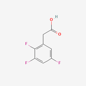 Chemical structure of 2,3,5-Trifluorophenylacetic acid
