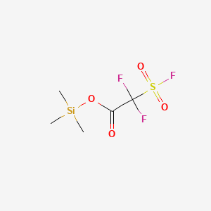 Chemical structure of Trimethylsilyl 2,2-difluoro-2-(fluorosulfonyl)acetate