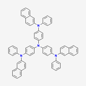 Chemical structure of 4,4′,4′′-Tris[2-naphthyl(phenyl)amino]triphenylamine