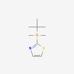 Chemical structure of 2-(tert-Butyldimethylsilyl)thiazole