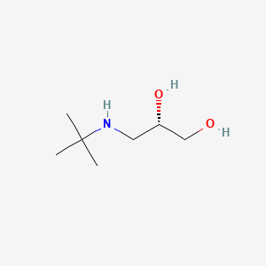 Chemical structure of (S)-3-(tert-Butylamino)propane-1,2-diol