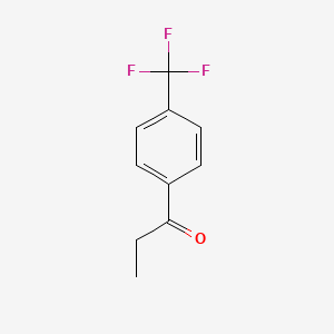 Chemical structure of p-Trifluoromethylpropiophenone