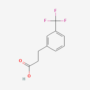 Chemical structure of 3-(3-Trifluoromethylphenyl)propionic Acid