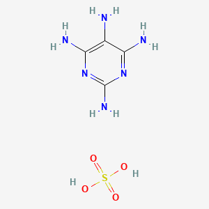 Chemical structure of Tetraaminopyrimidine sulfate