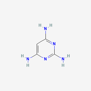 Chemical structure of 2,4,6-Triaminopyrimidine