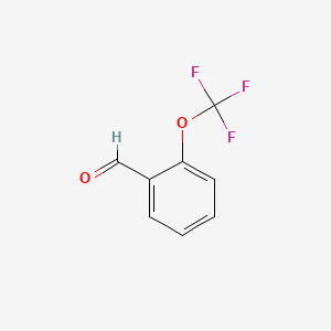 Chemical structure of 2-(Trifluoromethoxy)benzaldehyde