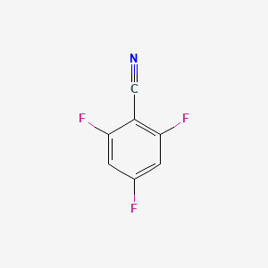 Chemical structure of 2,4,6-Trifluorobenzonitrile