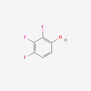 Chemical structure of 2,3,4-Trifluorophenol