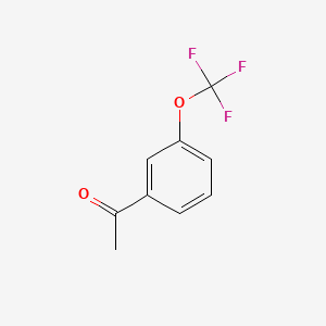 Chemical structure of 3′-(Trifluoromethoxy)acetophenone