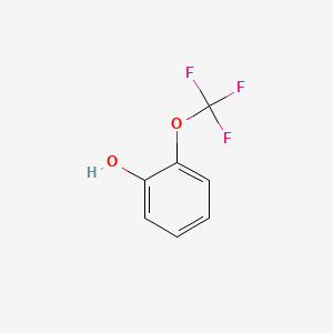 Chemical structure of 2-(Trifluoromethoxy)phenol