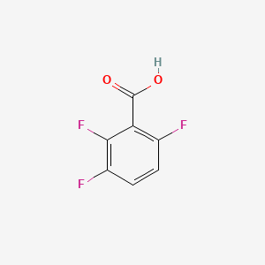 Chemical structure of 2,3,6-Trifluorobenzoic acid