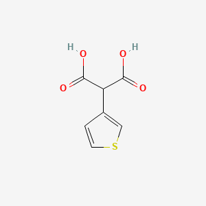 Chemical structure of 3-Thiophenemalonic acid