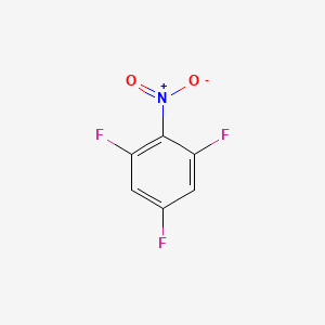 Chemical structure of 1,3,5-Trifluoro-2-nitrobenzene